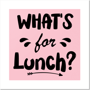 What's for Lunch Funny Lunch Lady Posters and Art